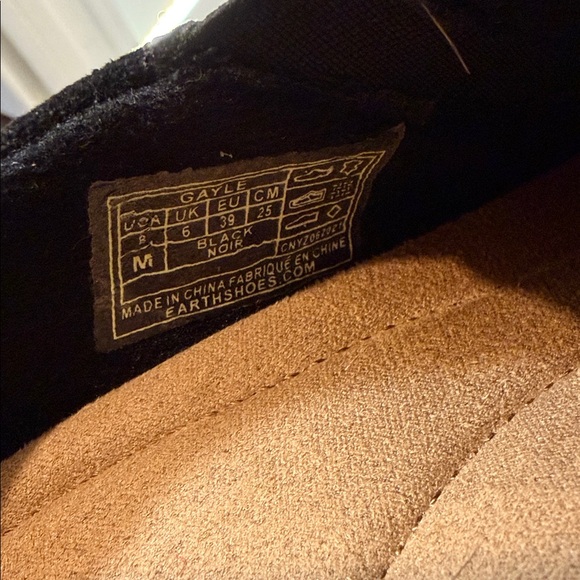 Earth Origins Boots Womens 8 M Gayle Slip On Low Ankle Bootie Black Leather - Picture 7 of 7